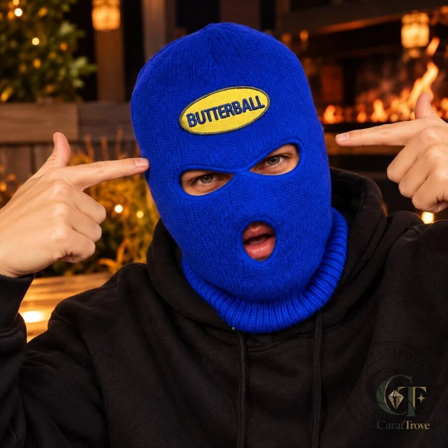 25 Thanksgiving Butterball Ski Mask Funny Balaclava Face Mask